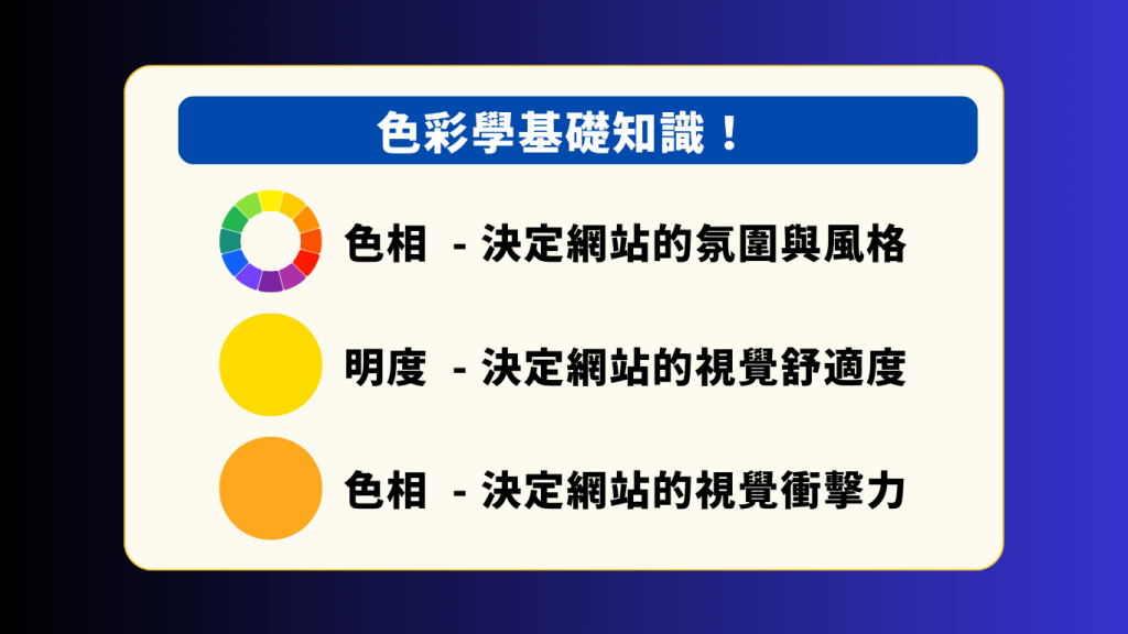  色彩學基礎知識