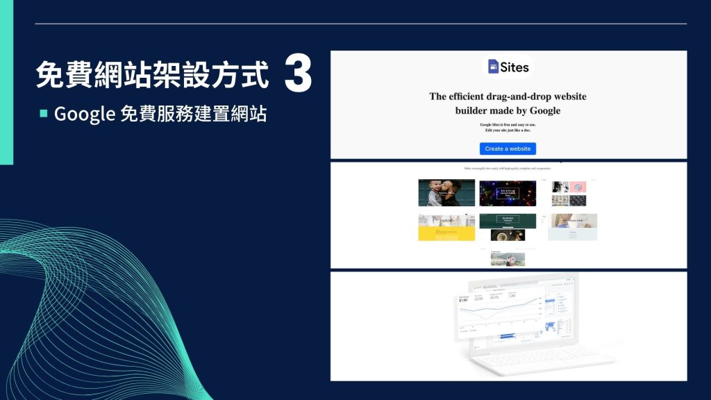 免費網站架設方式3_使用Google Sites免費服務建置網站